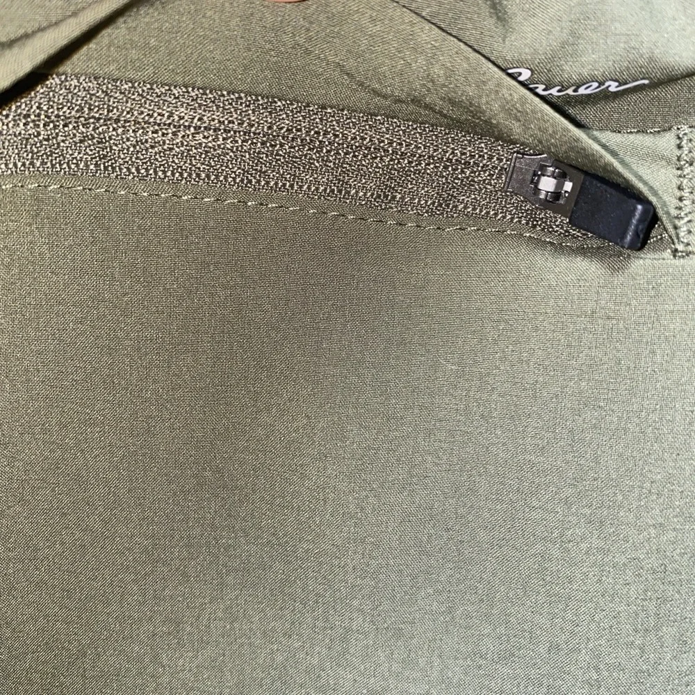 Eddie Bauer Womens Green Hiking Ankle Pants Atheltic‎ Wind Thin Medium